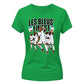 Les Bleus Finest France Football Graphic Ladies T-Shirt