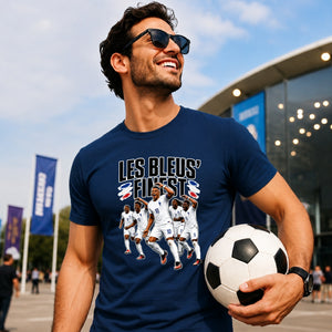 Les Bleus Finest France Football Graphic Unisex T-Shirt