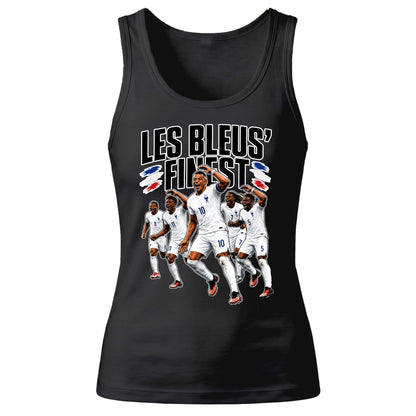 Les Bleus Finest France Team Graphic Ladies Tank Top
