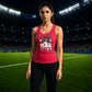 Les Bleus Finest France Team Graphic Ladies Tank Top