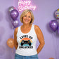 Level 60 Unlocked Gamer Sunset 60th Birthday Ladies Tank Top