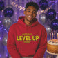 Level Up Gamer Retro Style Happy Birthday hoodie