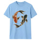 Koi Fish Yin Yang Retro Unisex T-Shirt