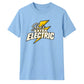 She's Electric T-Shirt | Retro Lightning Bolt Graphic Slogan Tee