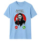 Funny ghost face phone call graphic Halloween Unisex t-shirt
