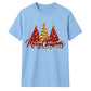 Glittering red gold tree print Christmas Unisex T-Shirt