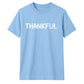 Minimalist THANKFUL block text Thanksgiving Unisex T-Shirt