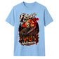 Scary hockey mask killer graphic Halloween Unisex t-shirt