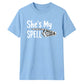 Skeleton hand spell quote graphic Halloween Unisex t-shirt