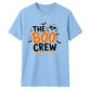 The boo crew ghost text graphic Halloween Unisex t-shirt