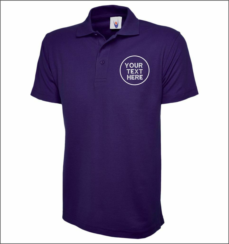 Custom Embroidered Men Polo Tshirt, Personalised Text/Design Shirt, Digitized Company Logo Monogrammed Polo Tee, Special Gift for Golf Lover