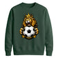 Lion Crown Football King football tournament sweatshirt FiFa World Cup Mockup Dad