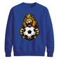 Lion Crown Football King football tournament sweatshirt FiFa World Cup Mockup Dad