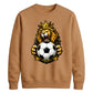 Lion Crown Football King football tournament sweatshirt FiFa World Cup Mockup Dad