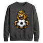 Lion Crown Football King football tournament sweatshirt FiFa World Cup Mockup Dad