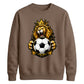Lion Crown Football King football tournament sweatshirt FiFa World Cup Mockup Dad