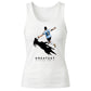 Lionel Messi Goat Argentina Graphic Ladies Tank Top