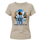 Lionel Messi Vamos Argentina Splash Art Ladies T-Shirt