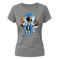 Lionel Messi Vamos Argentina Splash Art Ladies T-Shirt