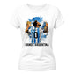 Lionel Messi Vamos Argentina Splash Art Ladies T-Shirt
