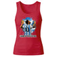 Lionel Messi Vamos Argentina Splash Art Ladies Tank Top