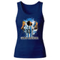 Lionel Messi Vamos Argentina Splash Art Ladies Tank Top