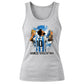 Lionel Messi Vamos Argentina Splash Art Ladies Tank Top