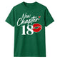 Lipstick Print New Chapter 18 Birthday Unisex T-Shirt