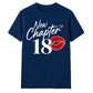 Lipstick Print New Chapter 18 Birthday Unisex T-Shirt