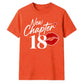 Lipstick Print New Chapter 18 Birthday Unisex T-Shirt