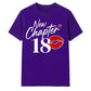 Lipstick Print New Chapter 18 Birthday Unisex T-Shirt