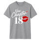 Lipstick Print New Chapter 18 Birthday Unisex T-Shirt