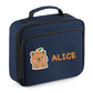 Personalised Rainbow Pencil Kids Lunch Bag with Custom Name Cooler Box