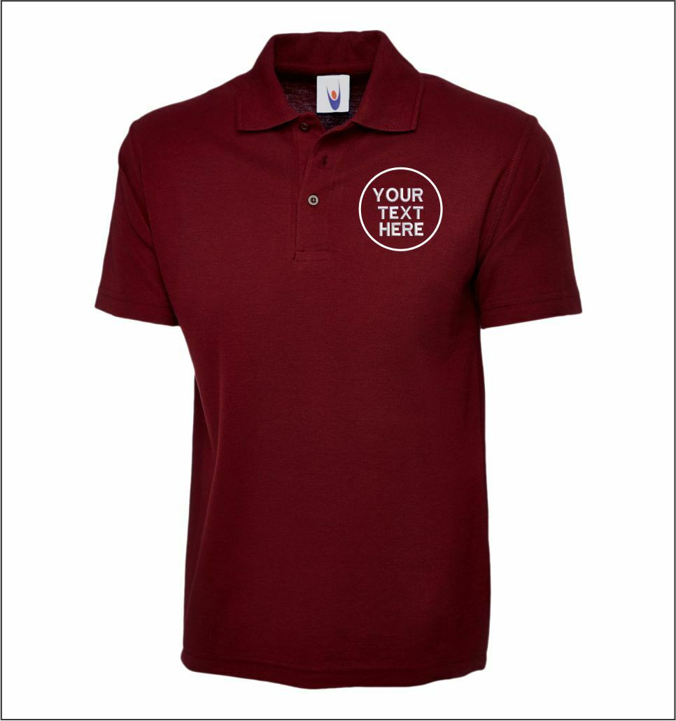 Custom Embroidered Men Polo Tshirt, Personalised Text/Design Shirt, Digitized Company Logo Monogrammed Polo Tee, Special Gift for Golf Lover