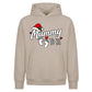 Lovable mummy to be baby feet Christmas Oversized Hoodie