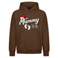 Lovable mummy to be baby feet Christmas Oversized Hoodie
