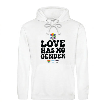 Love Has No Gender Bold Retro Pride Month Unisex Hoodie