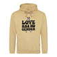 Love Has No Gender Bold Retro Pride Month Unisex Hoodie