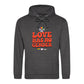 Love Has No Gender Bold Retro Pride Month Unisex Hoodie