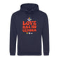 Love Has No Gender Bold Retro Pride Month Unisex Hoodie