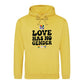 Love Has No Gender Bold Retro Pride Month Unisex Hoodie