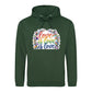 Love Is Love Leafy Flags Trio Pride Month Unisex Hoodie
