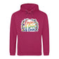 Love Is Love Leafy Flags Trio Pride Month Unisex Hoodie