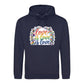 Love Is Love Leafy Flags Trio Pride Month Unisex Hoodie