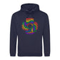 Love Is Love Spiral Typography Pride Month Unisex Hoodie
