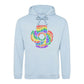 Love Is Love Spiral Typography Pride Month Unisex Hoodie