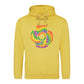 Love Is Love Spiral Typography Pride Month Unisex Hoodie