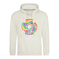 Love Is Love Spiral Typography Pride Month Unisex Hoodie
