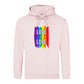 Love Is Love Striking Rainbow Pride Month Unisex Hoodie