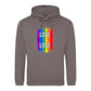 Love Is Love Striking Rainbow Pride Month Unisex Hoodie
